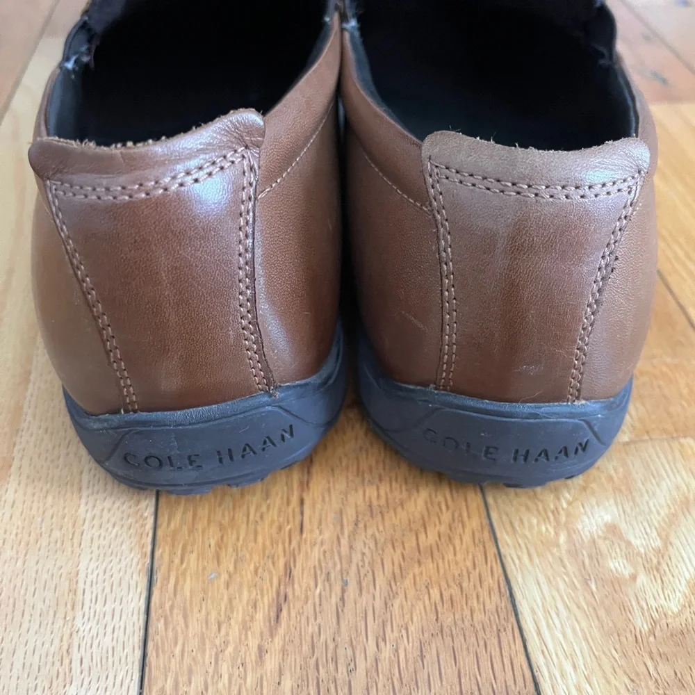 Cole Haan New Harbour Venetian II Slip‎ On Brown Leather Loafers Size 11